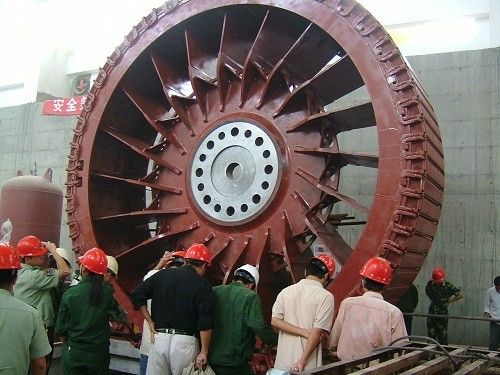 Vertical 200m Head 800V Francis Hydro Turbine